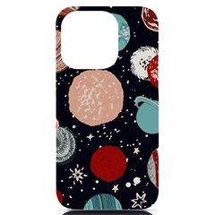 Space Galaxy Pattern Iphone 14 Pro Black Uv Print Case by Pakjumat