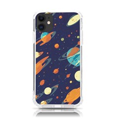 Space Galaxy Planet Universe Stars Night Fantasy Iphone 11 Tpu Uv Print Case by Pakjumat