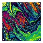 Color Colorful Geoglyser Abstract Holographic Banner and Sign 3  x 3  Front