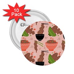 Doodle Yakisoba Seamless Pattern 2 25  Buttons (10 Pack)  by Sarkoni
