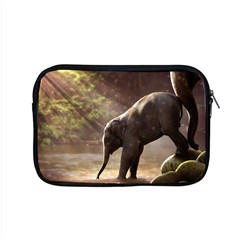 Baby Elephant Watering Hole Apple Macbook Pro 15  Zipper Case by Sarkoni