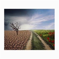 Climate Landscape Small Glasses Cloth (2 Sides) by Sarkoni