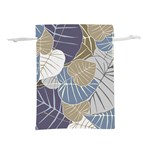 Ackground Leaves Desktop Lightweight Drawstring Pouch (M) Front