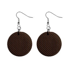 Fabric Pattern Texture Background Mini Button Earrings by Amaryn4rt