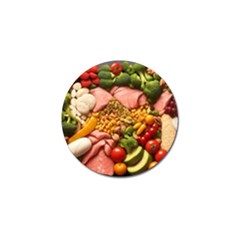 Fruit Snack Diet Bio Food Healthy Golf Ball Marker (10 Pack) by Sarkoni