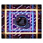 Abstract Sphere Room 3d Design Premium Plush Fleece Blanket (Small) 50 x40  Blanket Front
