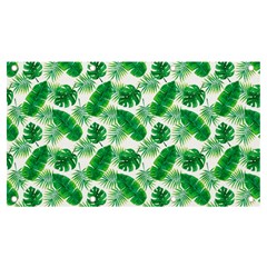 Tropical Leaf Pattern Banner And Sign 7  X 4  by Dutashop