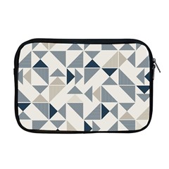 Geometric Triangle Modern Mosaic Apple Macbook Pro 17  Zipper Case by Amaryn4rt
