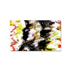 Canvas Acrylic Digital Design Art Sticker (rectangular) by Amaryn4rt