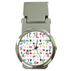 Snail Butterfly Pattern Seamless Money Clip Watches by Ravend