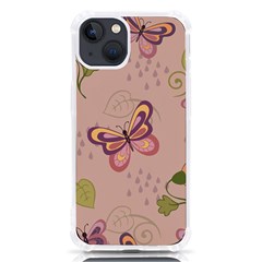 Butterfly Background Pattern Texture Iphone 13 Tpu Uv Print Case by Ravend
