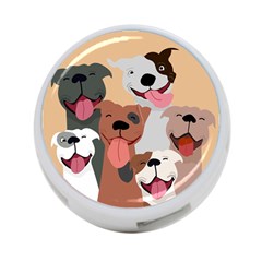 Dogs Pet Background Pack Terrier 4-port Usb Hub (one Side) by Ravend