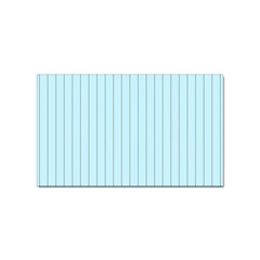 Stripes Striped Turquoise Sticker Rectangular (10 Pack) by Amaryn4rt