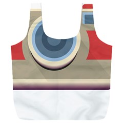 Photo Camera Machine Colorful Art Full Print Recycle Bag (xxxl) by Ndabl3x