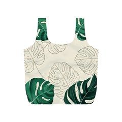 Leaves Monstera Background Full Print Recycle Bag (s) by Grandong