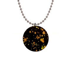 Background Black Blur Colorful 1  Button Necklace by Sarkoni