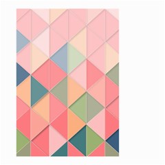 Background Geometric Triangle Small Garden Flag (two Sides) by Sarkoni
