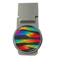 Colorful Background Money Clips (round)  by Sarkoni