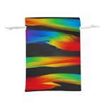 Colorful Background Lightweight Drawstring Pouch (M) Back