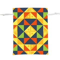 Background Geometric Color Lightweight Drawstring Pouch (xl) by Sarkoni
