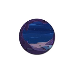 Cartoon Character Wallpapper Adventure Time Beauty In Nature Golf Ball Marker (4 Pack) by Sarkoni