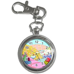 Pillows And Vegetable Field Illustration Adventure Time Cartoon Key Chain Watches by Sarkoni