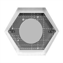 Technology System Hexagon Wood Jewelry Box by Modalart