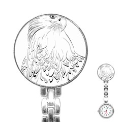 Eagle Birds Of Prey Raptor Stainless Steel Nurses Watch by Modalart