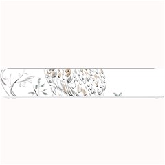 Owl Bird Wildlife Bird Of Prey Small Bar Mat by Modalart