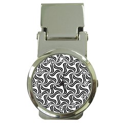 Soft Pattern Repeat Monochrome Money Clip Watches by Ravend
