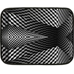 Concept Graphic 3d Model Fantasy Two Sides Fleece Blanket (Mini) 35 x27  Blanket Back