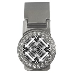 Pattern Tile Repeating Geometric Money Clips (cz)  by Ravend