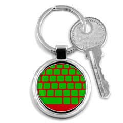 Keyboard Keys Computer Input Pc Key Chain (round) by Ravend