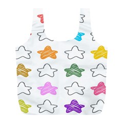 Set Up Element Disjunct Image Full Print Recycle Bag (l) by Pakjumat