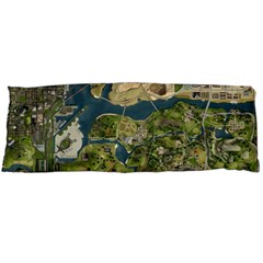 Map Illustration Gta Body Pillow Case (dakimakura) by Pakjumat