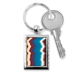 Line Vertical Lines Color Lines Key Chain (rectangle) by Pakjumat