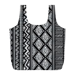 Tribal African Pattern Full Print Recycle Bag (l) by Pakjumat