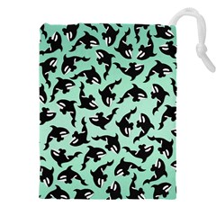 Orca Killer Whale Fish Drawstring Pouch (5xl) by Pakjumat