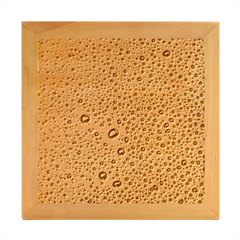 Drop Water Background Macro Splash Rain Drink Wood Photo Frame Cube by Pakjumat