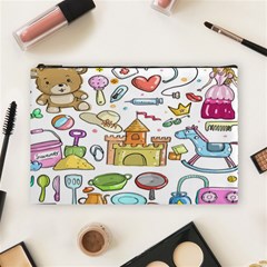 Baby Equipment Child Sketch Hand Cosmetic Bag (large) by Hannah976