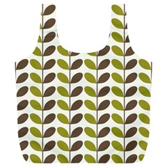 Leaf Plant Pattern Seamless Full Print Recycle Bag (xl) by Hannah976