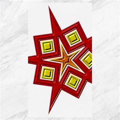 Pattern Tile Decorative Design Star Canvas 40  X 72  by Hannah976