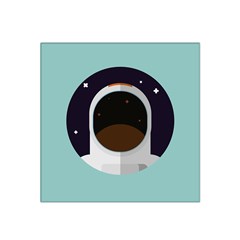 Astronaut Space Astronomy Universe Satin Bandana Scarf 22  X 22  by Sarkoni