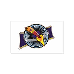 Rocket Space Clipart Illustrator Sticker Rectangular (10 Pack) by Sarkoni