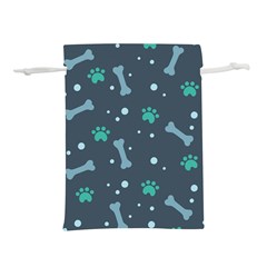 Bons Foot Prints Pattern Background Lightweight Drawstring Pouch (m) by Grandong