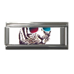 Krazy Katz 3d Tiger Roar Animal Superlink Italian Charm (9mm) by Sarkoni