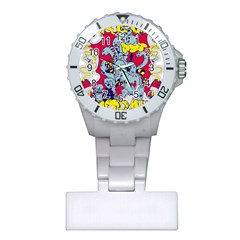 Fresh Urban Cartoon Monster Illustration Cartoon Character Text Plastic Nurses Watch by Sarkoni