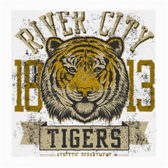1813 River City Tigers Athletic Department Medium Glasses Cloth by Sarkoni