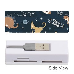 Space Theme Art Pattern Design Wallpaper Memory Card Reader (stick) by Proyonanggan