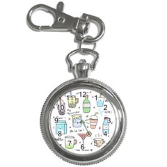Drinks Cocktails Doodles Coffee Key Chain Watches by Apen